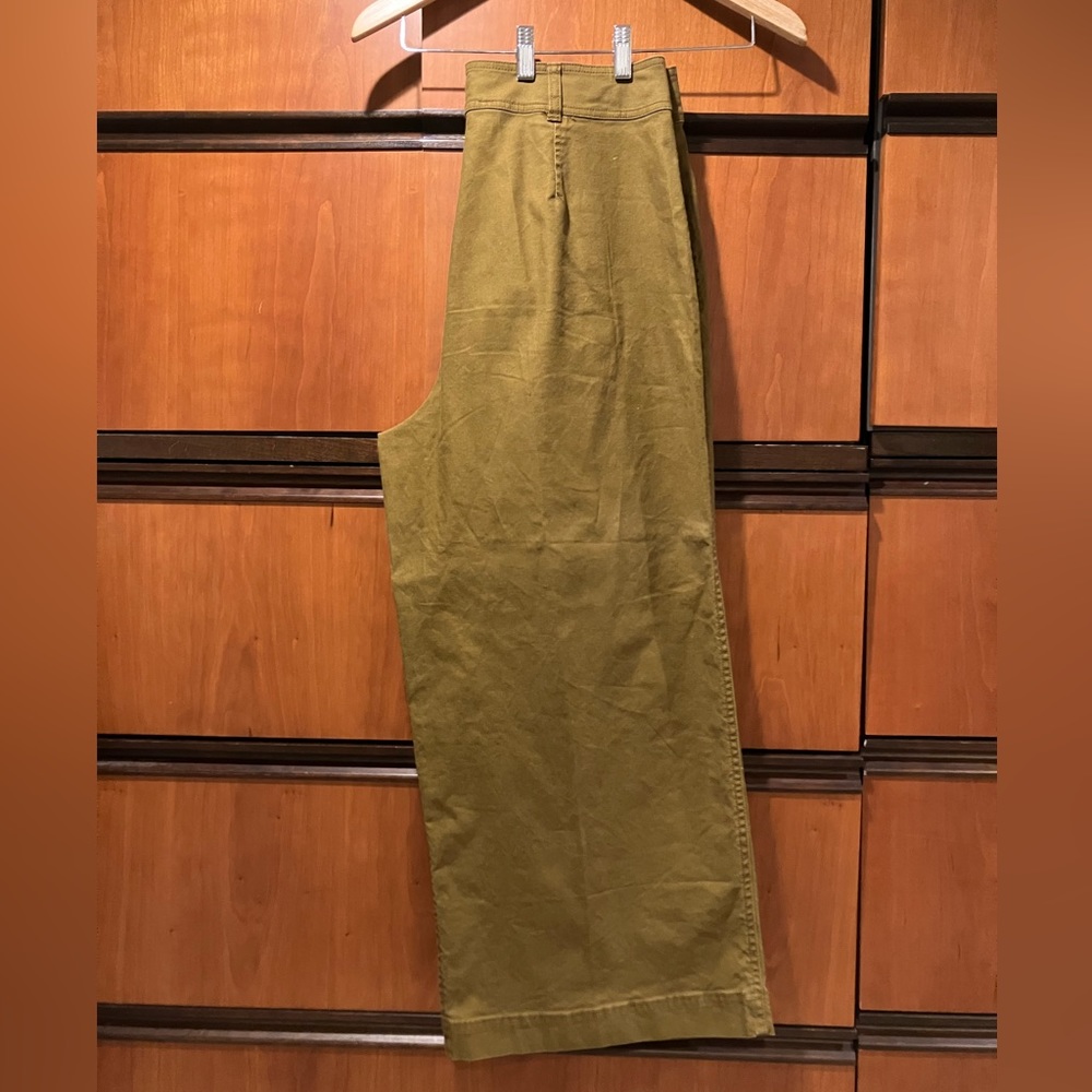 Wide Leg Double Pleated Trousers